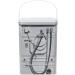Laundry Detergent Container Laundry Detergent Powder Storage Box Portable Cute Tapes Stationery Socks Container Organizer with Handle - Buy Online on SooperMarket.com