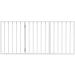 Petmaker 24-Inch White Wooden Indoor Dog Gate - Freestanding Accordion Style Fence for Doorways, Stairs or House - Buy Online on SooperMarket.com