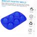 DECHOUS 2 Pcs Six Egg Mold Silica Gel 3D Gift Biscuit - Buy Online on SooperMarket.com