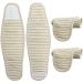 Topwon Umbilical Cord Cover for Newborn Baby Belly Button Band 4 Pack Cotton Belly Binder Hernia Care Navel Truss Wrap New Born Must Have Shower Gift