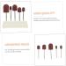 Kisangel 1 Set Nail Sand Ring Cap Electronic Accessories Pedicure Tools for Feet Pedicure Kit Polisher Sand Manicure Nails Nails Cuticle Tools Mounted Polishing Heads Display Box With Nails 8x6cm White - Buy Online on SooperMarket.com