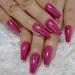 Dark Rose Pink Coffin False Nail Tips - 24pcs Glossy Acrylic Press On UV Fake Nails | Salon-Quality Full Cover with Glue Sticker | L5578 - Buy Online on SooperMarket.com
