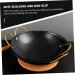 Alipis 1pc Pot Skillet with Lid Cooking Seafoodpot Eggs Frying Pan Double Ear Pan Dog Cookie Shapes Ramen Bowls Cast Iron Pan Mini Pan Camping Heating Pot Stainless Steel Black 30X25X9CM - Buy Online on SooperMarket.com