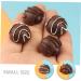 ifundom Toys 16pcs Simulation Chocolate Interesting Chocolate Model Small Chocolate Decor Fake Chocolate Simulated Decorative Chocolate Decor Chocolate Props Bulk Resin Dessert Biscuits 2.00X2.00X1.50CM 1 - Buy Online on SooperMarket.com