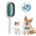 Cat brush with water tank Darryy animal hair removal comb animal hair cleaning brush with water tank 4-in-1 multifunctional pet cleaning brush for cleaning massaging maintaining and filing