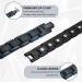 MagEnergy Black Titanium Steel Magnetic Bracelet for Men - Adjustable 8.5 inches - Buy Online on SooperMarket.com