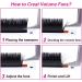 Fadlash Easy Fan Lashes DD Curl 0.05 14mm - Natural Look Russian Lashes | Self Fanning Eye Lashes for Easy Application - 14 mm 0.05-DD - Buy Online on SooperMarket.com