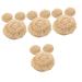 Angoily 12 Pcs Cleaning Bath Ball Loofah Scrubber Natural Loofah Sponge Mesh Balls Sponges African Net Sponge Backbody Scrubber Shower Loofa Sponge Bath Scrubber Toiletries Sisal