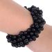 Buy Women's Faux Pearl Hair Scrunchies Black Ponytail Holders (3 Pack) | International Shipping - Buy Online on SooperMarket.com