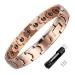 Prostapower Magnetic Copper Band Fashion Bracelets Copper Bracelet Adjustable Length Copper Bracelet (4)