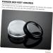 Angoily 4pcs Powder Box Powder Puff Blush for Cheeks Clear Makeup Jar Travel Accessories As Cosmetic - Buy Online on SooperMarket.com