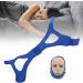 Blue Adjustable Anti-Snoring Chin Strap with Breathable Jaw Support Belt - Buy Online on SooperMarket.com