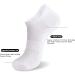 Brookhaus Women's Ankle Socks 6-Pack - White (Size 6-9) | Low Cut Athletic Running Socks for Women - Buy Online on SooperMarket.com