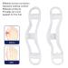 Socobeta Orthopedic Toe Separator - Silicone Foot Ball Alignment 2 Pack Comfortable & Multifunctional - Buy Online on SooperMarket.com