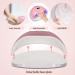 RedFlow UV LED Nail Lamp - Pink Polycarbonate Large Size with Palm Print & UV Protection Gloves | Perfect for International Shipping - Buy Online on SooperMarket.com