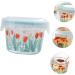 Zerodeko Practical Durable Sealed Jam Home Ml for Container Food Case Snack - Buy Online on SooperMarket.com