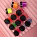 Fluorescent Powder Set - 12 Colors Glow in the Dark Nail Art & Party Decoration | DIY Phosphorus Manicure Accessories for Halloween - Buy Online on SooperMarket.com