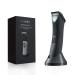 FLOVES Electric Body Hair Trimmer for Men - Pubic Hair Trimmer for Men Groin Balls Trimmer with LED Light, Rechargeable IPX7 Waterproof Wet Dry Use, Male Hair Removal Razor for Armpit Chest Legs