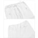 FEOYA Women Baggy Cargo Pants Drawstring Loose Straight Leg Hip Hop Parachute Pant - Y2K Egirl Joggers - White (Size Small) - Buy Online on SooperMarket.com
