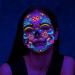 Beisto 8 Set Fluorescent Face Tattoo Stickers - Glow UV Neon Temporary Tattoos for Women - Halloween Christmas Festival Party Props - Buy Online on SooperMarket.com
