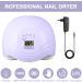 Roexun 168W UV LED Nail Lamp - Portable USB Nail Dryer for Gel Polish with Auto Sensor & 4 Timer Settings | Perfect for Fingernail & Toenail Care - Buy Online on SooperMarket.com