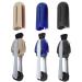 Kioiner 3 Pcs Eyeglasses Lens Cleaners Mini Portable Carbon Microfibre Cleaning Clip with Brush for All Types of Glasses Sunglasses Reading Glasses Spectacles