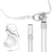 Short Tube Assembly and Frame for Airfit P10, Hose and Frame Supplies for Airfit P10 Pillow, Included Short Tube, Frame, Elbow and Swivel (NO Headgear & Cushion)