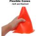 DUNCHATY 40 PCS 7 Inch Plastic Soccer Cones for Agility Training - 4 Colors 40Pack Sports Cones - Buy Online on SooperMarket.com