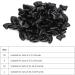 Tmishion Cat Nail Caps & Dog Paw Anti-Scratch Claw Protective Sleeves - 100 Soft Pet Nail Caps in Cool Black for Cats & Dogs - International Shipping Available - Buy Online on SooperMarket.com