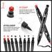 10 Pack Liquid Eyeliner Stamp Set | Waterproof Smudgeproof Long Lasting Pen | 8 Eyeliner Stamps, 2 Eyebrow Pencils | Variety of Designs - Buy Online on SooperMarket.com