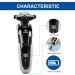 Podazz Electric Rotary Shavers for Men 3D Rechargeable Waterproof IPX6 Electric Shaving Razor Wet & Dry Beard Trimmer Electric Nose Hair Trimmer Shaver(Black) - Buy Online on SooperMarket.com