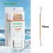 YANGRUI Cotton Swab 375 Count Wooden Stick BPA Free Eco-friendly Double Round Ear Swabs - Pack of 1 - Buy Online on SooperMarket.com