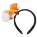 minkissy Plush Squirrel Headband Squirrel Shaped Headband Animal Headbands Squirrel Ears Headband Plush Headband Animal Hair Hoop For Women Girl