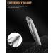 FVION 2-in-1 Cuticle Nipper & Pusher with Pouch - Matt Silver | Portable Cuticle Trimmer Tool - Buy Online on SooperMarket.com