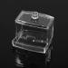 Atyhao Cotton Swab Box | Practical Q-Tip Organizer & Makeup Storage | Transparent Cosmetic Holder with Lid - Shop Internationally - Buy Online on SooperMarket.com
