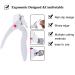 Apstour Acrylic Nail Clipper - Adjustable Stainless Steel Cutter for Thick Nails - U-Shaped False Nail Trimmer in White - Buy Online on SooperMarket.com