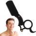 Ventdouce Cut-Throat Razier |Stainless steel razor with a straight edge |Beard care accessories for business trips camping at home salon travel outdoor adventure black