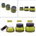 Zeoabsy 12-Pack 15ml Green Glass Cream Jars with Screw Caps & Spatulas - Perfect for Cosmetics Gels and Ointments - Buy Online on SooperMarket.com