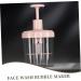 Mikinona Bubbler Face Wash Frother Facial Cleaning Tool Wash Bubble Maker Plastic Foams Maker Bottle Bubbling Supply Bubble Foamer Facial Cleaning Supply Foaming Bottle - Buy Online on SooperMarket.com