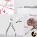 Professional Stainless Steel Cuticle Nippers - Precision Tool for Removing Excess Skin & Barbs on Fingers and Toes | International Shipping - Buy Online on SooperMarket.com
