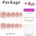 French Tip Press on Nails Medium Nude - 24Pcs Acrylic False Nails for Women and Girls - Buy Online on SooperMarket.com