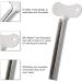 Ritioner Stainless Steel Toothpaste Squeezer Key Cream Tube Squeezing Cosmetic Oil Paint Squeezer Home Bathroom Supplies - Buy Online on SooperMarket.com