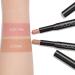 FOCALLURE Shimmer Cream Eyeshadow Stick Set - Long Lasting Waterproof Eye Shadow Crayon in Mocha Pink - 2 Pcs Highlighter Pencil for Brightening Eyes - Buy Online on SooperMarket.com