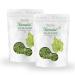 Sea salad Ulva organic algae flakes dried Atlantic (raw vegan) sea lettge mild green algae as Umami-wort salt space-organic raw Atlantic dried sea lettuce flakes |Pureeraw 50g ( 2x 25g) Sea salad 2 Pack standard
