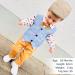Volunboy Baby Boys Gentleman Suit 4 PCS Set | Formal Waistcoat Outfit Wedding Shirts + Vest + Bow Tie | 18-24 Months - Buy Online on SooperMarket.com