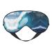 SSIMOO Big Sea Wave Hd Soft Sleep Eye Mask Female Breathable Eye Patch Perfect for Travel and Relaxation Black
