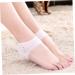 Healeved 6 Pairs Silicone Ankle Cover Heel Protectors Shoe Pads Shoe Mats Heel Protective Sleeve Gel Ankle Protectors Silicone Heel Guard Silicone Gel Insole Moisturizing White Sock - Buy Online on SooperMarket.com