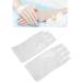 TITA-DONG Professional Manicure Gloves Stretchy Fingerless Fiber Cotton Nail Lamp Gloves for Home Salon Non Slip UV Protection Driving Gloves Summer Outdoor Gloves for Women and Girls(White) - Buy Online on SooperMarket.com