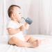 Silicone Sippy Cup with Straw for Baby 6 Months to 3 Years - No Spill Toddler Training Cup - 6oz (Blue) - Buy Online on SooperMarket.com