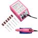 MPNETDEAL Efile Nail File Machine Electric Nail Drill Set Kit for Acrylic Nails Gel Nail Art Salon Use or Home use(Pink SetB)